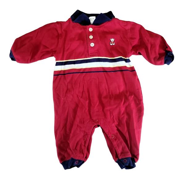 Lot of 5 Baby Boy Clothes 6 Months Carter's and Vitamins Rompers, Hoodie, Pants - Picture 7 of 16